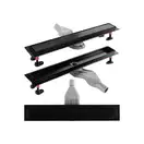 Трап для душа REA NEOX 80 SUPERFLOW BLACK черный (REA-G7807)