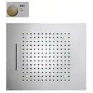 Верхній душ BOSSINI Dream / 2 дощ, каскад, 4RGB LED, для  підвісної стелі 57x 47сm, gold (H38905000021016)