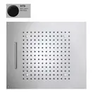 Верхній душ BOSSINI Dream / 2 дощ, каскад, 4 LED, 57x 47сm, mat black (H38915000073016)