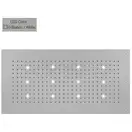 Верхній душ BOSSINI DREAM-XL RECTANGULAR, 12LED (білий), для підвісної стелі 100x50сm, хром (WI0382000030016)