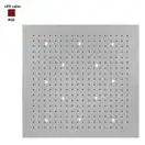 Верхній душ BOSSINI DREAM-XL CUBE, 12LED (червоний), для підвісної стелі 100x100сm, хром (WI0383000030116)
