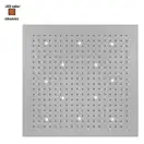 Верхній душ BOSSINI DREAM-XL CUBE, 12LED (помаранчевий), для підвісної стелі 100x100сm, хром (WI0383000030416)