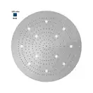 Верхній душ BOSSINI DREAM-XL OKI, 12LED (синій), для підвісної стелі d100сm, хром (WI0384000030216)
