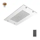 Fima Carlo Верхній душ Fima Modular стельового монтажу з нержавіючої сталі, LED підсвічування, Золото брашоване (F2825OS)
