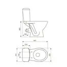 Cersanit Компакт 40 Кoral К011 3/6 з криш пол Церсаніт (CCKZ1008078067)