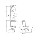 Cersanit Компакт 64 MERIDA 011 3/6 з кр пп lift Церсаніт (CCKZ1008268067)