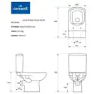 Cersanit Компакт 366 COLOUR 011 без сидіння  Церсаніт (CCKZ1011330789)