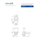 Cersanit City New Унитаз, безободковый (CCKZ1013881894)