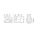 Geberit Bambini Унітаз підлоговий з кришкою, білий (500.916.00.1) (500.916.00.1_573334000)