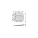 Mixxus QUADRO-0404-T1 Унітаз-компакт, білий (MI6688)