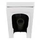 Чаша унітазу-компакту Mixxus Premium Quadro-0402-R Bowl 675х390х855 Rimless без сидіння (MI8340)