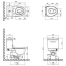 Унитаз-компакт детский Qtap Baby с сиденьем QT2322C229PEWD