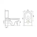 Унітаз - компакт Volle Solar з сидінням Slim Soft Close 13-93-153