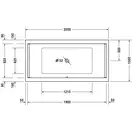 Duravit STARCK ванна 200*100см (700341000000000)