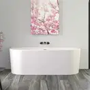 Ванна акрилова Knief Fresh Wall 180x80, білий глянцевий (010003106/010009106) (010003106_010009106)