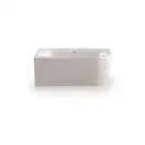 Ванна акрилова Knief Fresh Right 180x80, правий кут закруглений, щілинний перелив, білий матовий (0100232WM/010009106S) (0100232WM_010009106S)