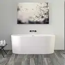 Ванна акрилова Knief FRESH WALL XS 155x80, пристінна, без г/м щілинний перелив, білий глянсовий (0100235/010009106S) (0100235_010009106S)