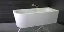 Ванна акриловая отдельностоящая Knief Wall 180x80 белая с сифоном (0100277+010009106S) фото 1 Aquada.com.ua