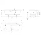Ванна акриловая встраиваемая Knief Cool Fit 180 х 80 см (0400-082) фото 3 Aquada.com.ua