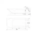 Ванна COMFORT PLUS  190х90см прямокутна  KOLO ПОЛЬЩА (XWP1490000)