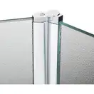 Штора на ванну Lidz Brama SS120x140L.CRM.FR стекло Frost 6 мм, левая (LBSS120140LCRMFR)
