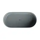 ванна кам'яна Omnires Ovo 160x75 овальна ash gray (OVOWWAG)