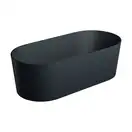 ванна кам'яна Omnires Ovo 160x75 овальна black lava (OVOWWBLV)