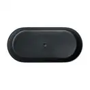 ванна кам'яна Omnires Ovo 160x75 овальна black lava (OVOWWBLV)