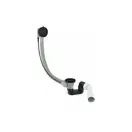 сифон для ванни з переливом Omnires CGS black mat (TK104-PLUS-3.43+64-SBL)