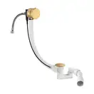 сифон для ванны Omnires CGS brushed gold (TK132-PLUS-3.07+64-SGLB)