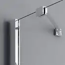 Шторка для ванни Idea PNJ II 80 з тримачем рушника, RADAWAY (10001080-01-01W)
