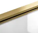 Шторка для ванны REA ELEGANT BRUSHED GOLD 80 постоянная (REA-W6601)