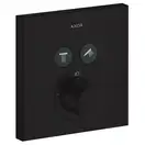Термостат для душу Axor ShowerSelect square, 2 споживача, прихованого монтажу, Matt Black (36715670)