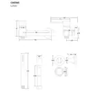 Смеситель для ванны Corsan LUGO CHROME (CMZ065CH)