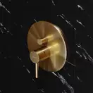 змішувач для ванни та душу прихованого монтажу Omnires Y brushed gold (Y1235GLB)