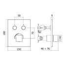 Paffoni Compact Box Змішувач для душу, хром (CPM518CR)