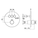 Paffoni Compact Box Термостат для душу, сталь (CPT019ST)