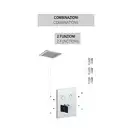 Paffoni Compact Box Термостат для душу, білий матовий (CPT518BO)