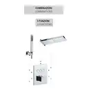 Paffoni Compact Box Термостат для душу, білий матовий (CPT519BO)