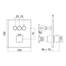 Paffoni Compact Box Термостат для душу, хром (CPT519CR)