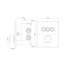Paffoni Compact Box Термостат для душу, хром (CPT519CR)