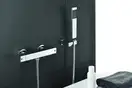 Термостат для душа Paffoni Level (цвет - хром), с душевым гарнитуром (LEQ268DCR)