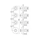 Paffoni Modular Box Термостат для душу/ванни, медове золото (MDE019HG)