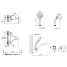 Смеситель для душа Qtap Hansberg CRM 010 (QTHANCRM010) фото 2 Aquada.com.ua