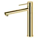 Смеситель для кухни Corsan LUGO GOLD золототой з подвижным носиком (CMB7521GL)