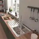 Змішувач для кухні Hansgrohe Focus M42-H220 2Jet з висувним виливом, Sbox, хром (71820000)