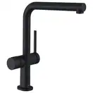 Кухонный смеситель с запорным вентилем, 1jet Hansgrohe Talis M54 (цвет - чёрный матовый) 72827670
