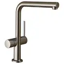 Кухонный смеситель с запорным вентилем, 1jet Hansgrohe Talis M54 (цвет - сталь) 72827800