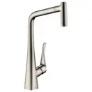 Смеситель для кухни 320 Hansgrohe Metris M71 2jet (цвет - сталь) 73801800