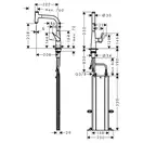 Смеситель Hansgrohe Metris Select M71 1jet, sBox для кухонной мойки (цвет - хром) 73802000